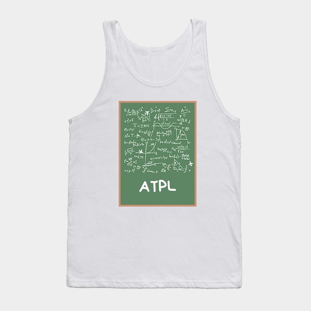 ATPL (Airline Transport Pilot License) Tank Top by Jetmike